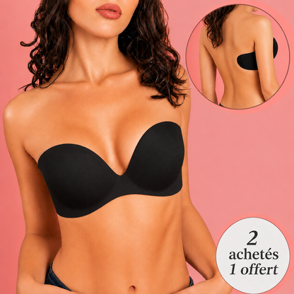 Soutien-gorge push-up invisible sans bretelles